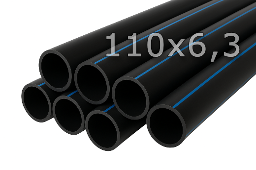 Полиэтиленовые трубы ПНД 110x6.3