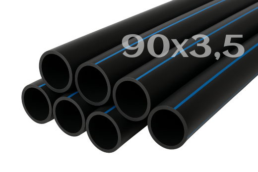 Полиэтиленовые трубы ПНД 90х3.5
